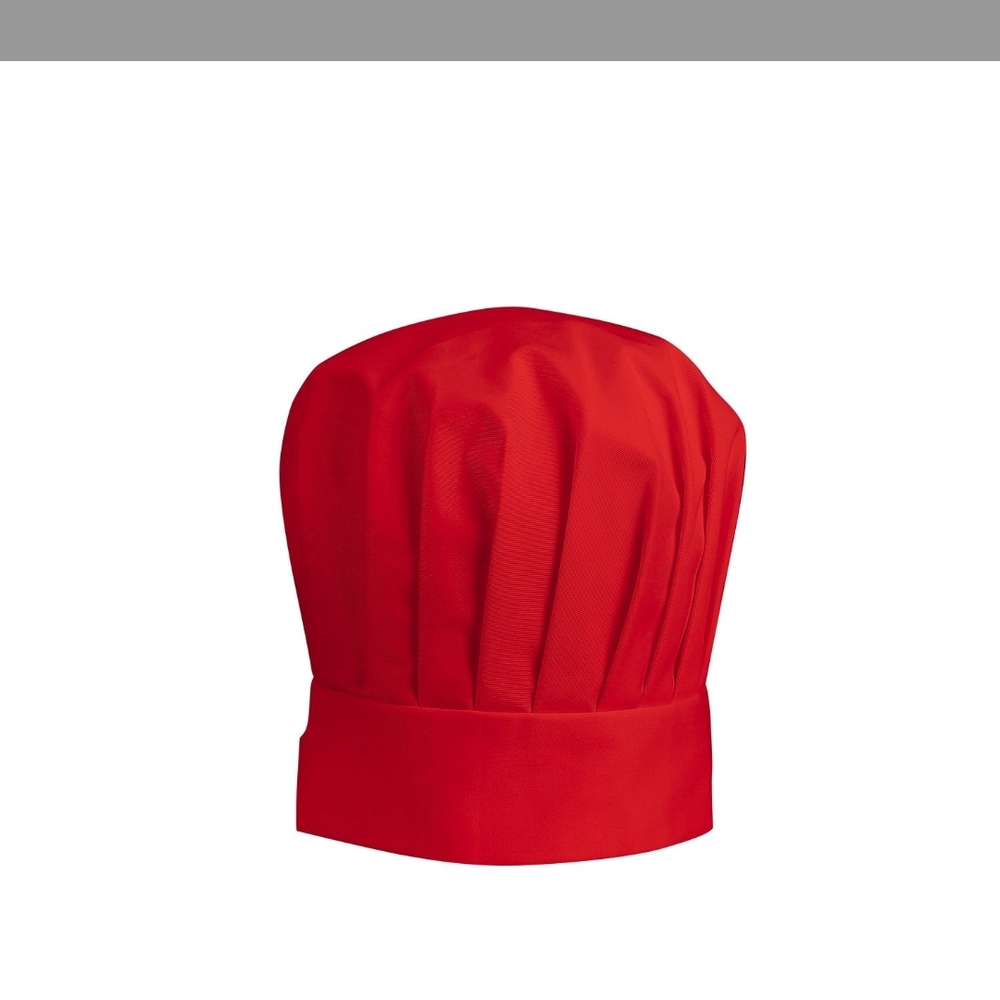 Red Chef Hat With Elastic Headband